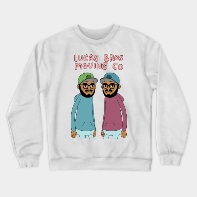 Lucas Bros Moving Co Crewneck Sweatshirt by WizzKid